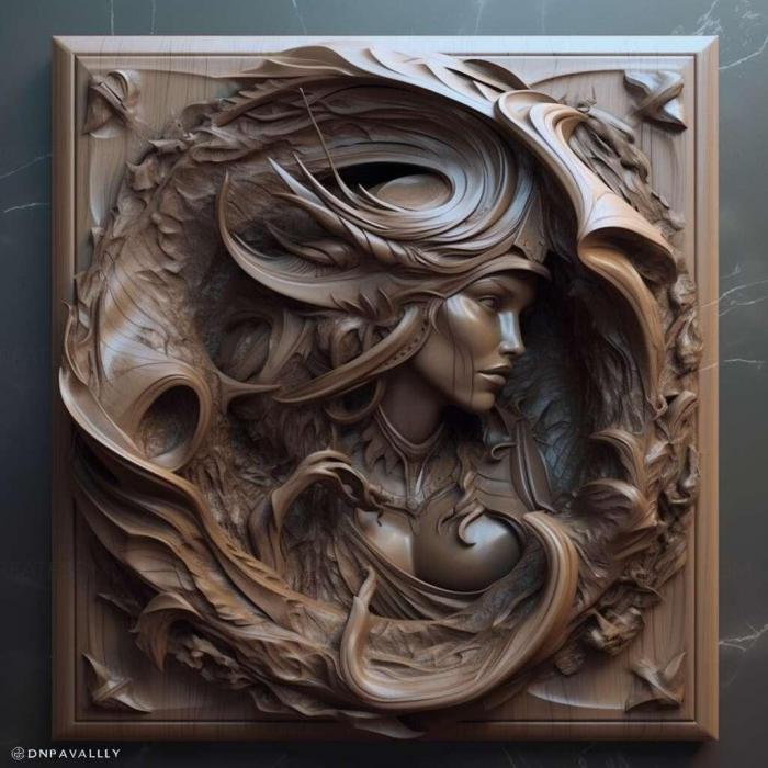 نموذج ثلاثي الأبعاد لآلة CNC 3D Art 